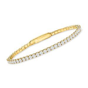 14k Lab Grown Diamond 2.00ct Flex Bangle for $1080